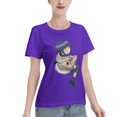 thumbnail image 2 of T-Shirt Basique à Manches Courtes pour Femmes Naruto Hinata, 2 of 6