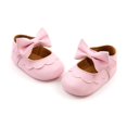 thumbnail image 3 of Newborn Girls PU BowKnot Princess Shoes, 3 of 6