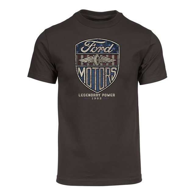 Gravity Trading T-Shirt à Manches Courtes pour Hommes Vintage Motors - Brun - 3TG