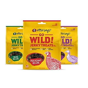 MPP Dog Treats Natural High Protein Dry Jerky Choose Boar Duck or Pheasant 5oz Bags (Boar)