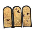thumbnail image 3 of simhoa Chinese Design Mini Screen Ornament 3 Panel Divider for Fireplace Countertop C, 3 of 8