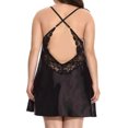 thumbnail image 5 of KVMeteor Women's Plus Size Sexy Hollow Out Lace Solid Color Nightgown, 5 of 5