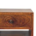 thumbnail image 4 of Table de Nuit Artisanale en Bois Massif Mini Classique Multicolore en Châtaignier, 4 of 10