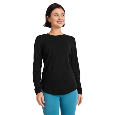 Jockey T-Shirt à Manches Longues à Col Ras du Cou EverActive pour Femmes