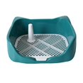 thumbnail image 2 of lionlar Dog Potty Tray with Removable Post Accessory Dog Pad Holder Tray , Keep paws Dry Green, 2 of 9