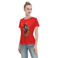 thumbnail image 4 of T-Shirt Basique à Manches Courtes pour Femmes Dragon Ball Little Goku, 4 of 6