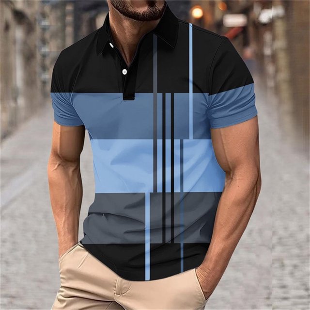 Weiqiqre T-Shirts Chemises pour Hommes T-Shirt à Manches Courtes à Blocs de Couleur Col Rond Chandail Décontracté Basique Chemises