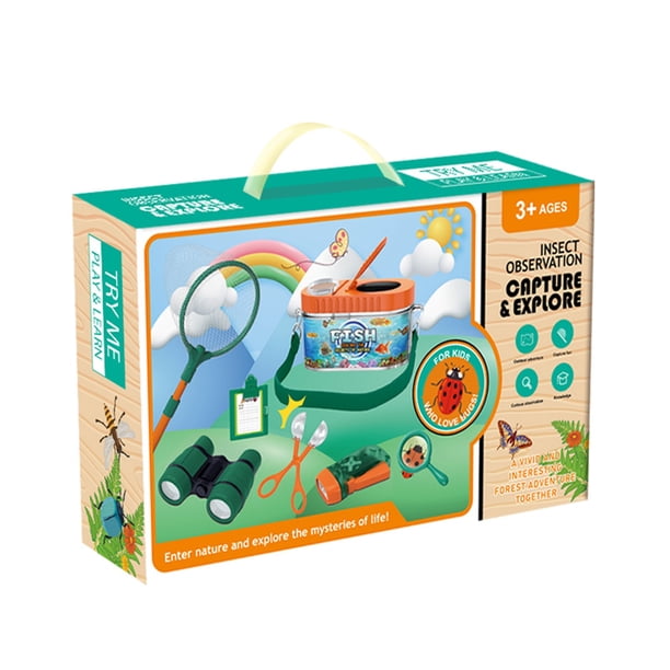 Activité Extérieur Boîte Loupe Insectes Enfant - Exploration Nature Activité Extérieur Boîte Loupe Insectes Enfant - Exploration Nature