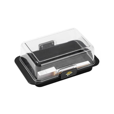 Plat à Beurre Hermétique avec Couvercle, Séparateur de Beurre, Rangement Multifonction, Plateau de Rangement pour Beurre (Lave-Vaisselle Aussi) Rangement Alimentaire