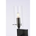 thumbnail image 4 of Living District Elsreth Midcentury Modern 1 Light E26 Black Wall Sconce, 4 of 4