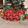 thumbnail image 1 of 35 Inch Christmas Tree Skirt Christmas Tree Bottom Decoration Tree Skirt For Merry Christmas Party Christmas Snowflake Decoration, 1 of 6