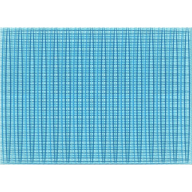 Ahgly Tapis Rectangulaire Lavable en Machine Intérieur Bleu Ciel Profond, 7 Pieds x 9 Pieds