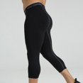thumbnail image 2 of Mens Compression Pants 3/4 Shorts Sports Leggings Basketball Legging Shorts R8C5, 2 of 9