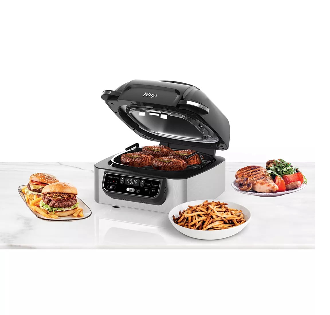 Ninja Foodi 5-in-1 Indoor Grill with 4-Qt. Air Fryer