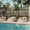 thumbnail image 1 of QinaQin 1PC Metal Privacy Screen Outdoor, Freestanding Divider, Leaf, 1 of 8