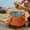 Orange #3, variant on Skimsklo Collapsible Bucket Portable Wash Basin Foldable Silicone Sink for Camping Travel Outdoor Hiking Laundry Dishwashing - Space Saving Kitchen Sink Bucket for Picnic Rv Beach, Vegetable Rinser,