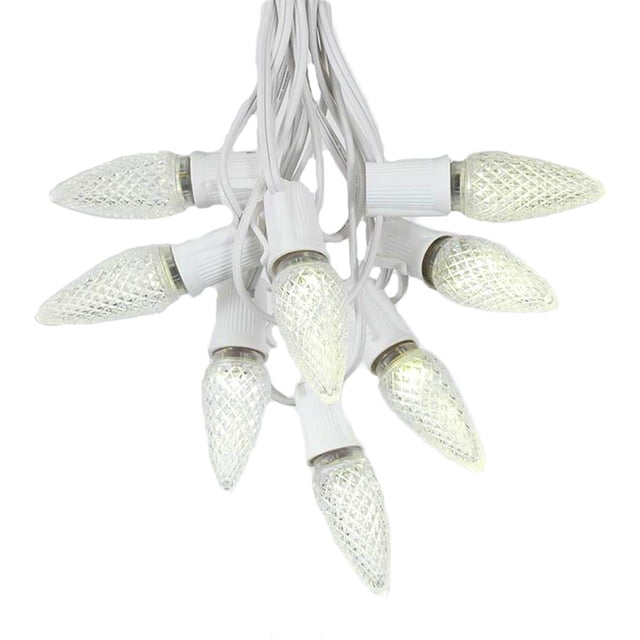Novelty Lights 25 Foot C9 LED Outdoor Patio Christmas String Light Set
