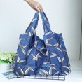 thumbnail image 2 of Waterproof Reusable Shopping Bag with Hidden Compartment, Foldable Nylon Tote for Groceries, Travel, Daily Use, 2 of 8
