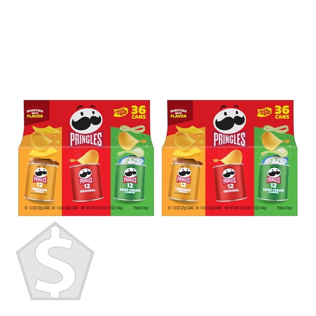 Pringles Assortiment Grab & Go - Lot de 2