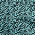 thumbnail image 1 of oneOone Silk Tabby Turquoise Blue Fabric Animal Skin Sewing Craft Projects Fabric Prints By Yard 42 Inch Wide, 1 of 4