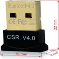 thumbnail image 3 of MesaSe Mini USB Bluetooth 4.0 Adaptateur Double Mode Dongle pour Windows 10 8 7 Vista XP 32/64 Bits Linux, 3 of 6