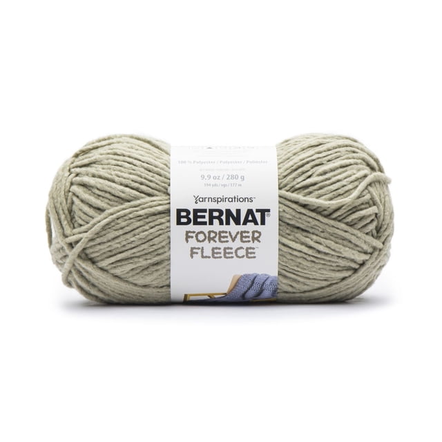 Bernat® Forever Fleece™ Yarn, Polyester #6 Super Bulky, 9.9oz/280g, 194 Yards