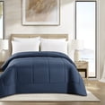thumbnail image 2 of Swift Home Couette de Substitution au Duvet Basic, Toutes Saisons Hypoallergénique et Confortable, Simple, Bleu marine, 2 of 8