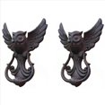 thumbnail image 1 of 2X Hibou Mystique Cogneur de Porte, Poignée de Porte Antique Poignée de Porte de Cour, 2 * Poignée de Porte de Cour, 1 of 6