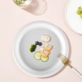 thumbnail image 3 of TACILIP Assiettes Rondes en Plastique Multicolores Style Nordique Assiettes de Service Assiettes à Collation Durables et Incassables Assiettes à Fruits Adaptées à l'Usage en Cuisine, Gadgets de Cuisine, 3 of 6