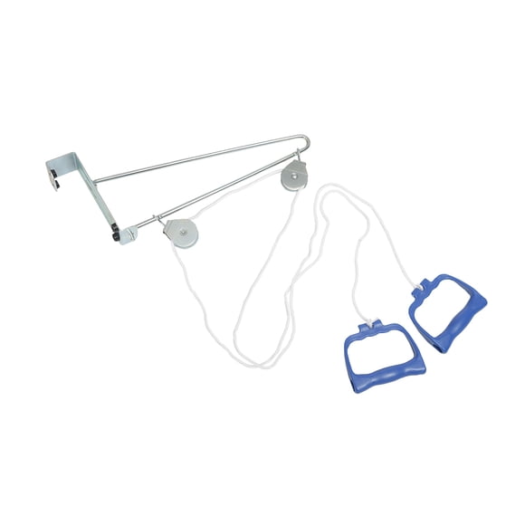 Essential Medical Supply Overdoor Exercise Pulley Set - Shoulder Physical Therapy Equipment for at-Home Workouts, Durable Door Attachment, Adjustable Resistance for Shoulder Strengthening