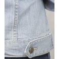 thumbnail image 4 of Women's Basic Denim Jacket Button Down Long Sleeve Ladies Stretch Jean Jackets, 4 of 5