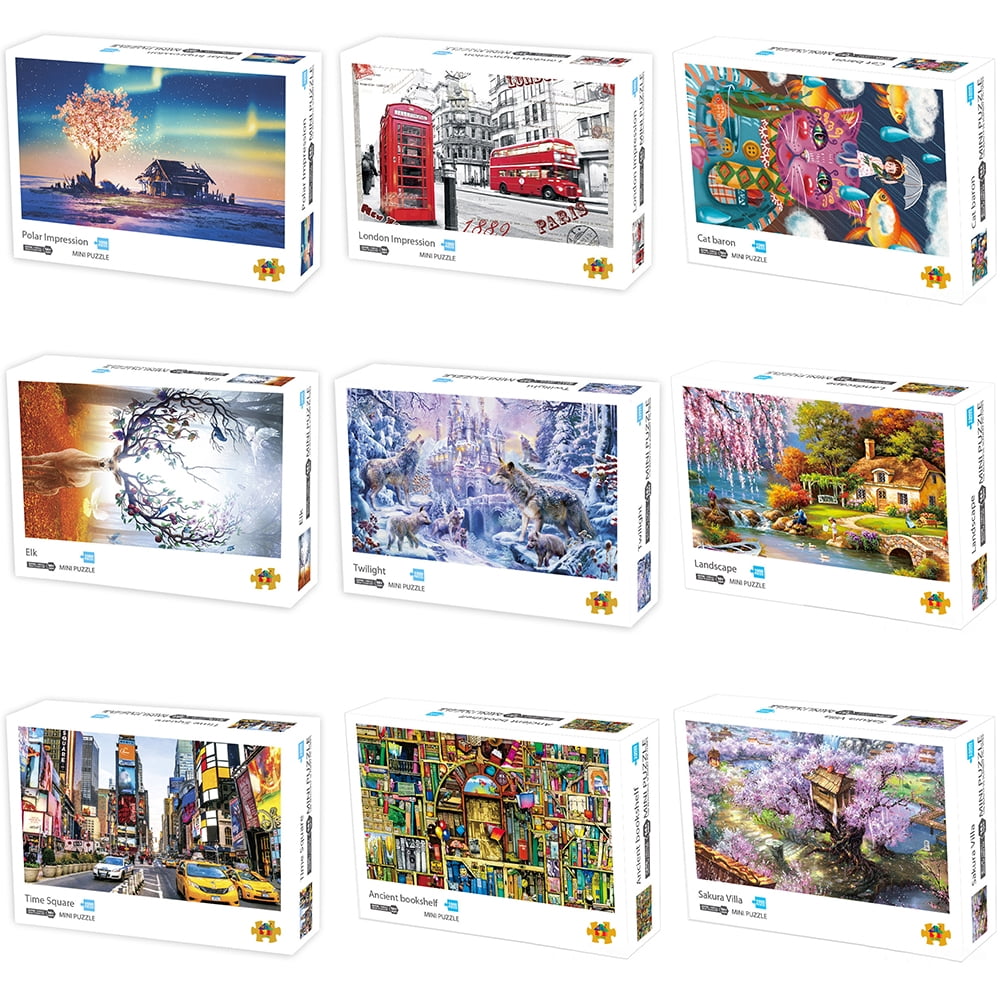 TFixol Puzzles 1000 Piece Jigsaw Puzzles for Adults Kids Classic Family Puzzle Indoor DIY Toys Birthday Gift