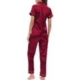 thumbnail image 4 of Ensemble de Pyjama pour Femmes Pantalon Ensemble Mode pour Femmes Tenue d'Intérieur Pyjama Femme Ensemble Deux Pièces Manches Longues Pantalon Ensemble de Pyjama Tenue d'Intérieur, 4 of 5