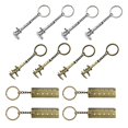 thumbnail image 1 of jifeng 12 Pcs Porte-Clés en Alliage de Zinc Vernier Caliper Pendentif Porte-Clés, 1 of 8