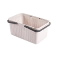 thumbnail image 1 of Bdday Storage Totes Bath Basket Portable Toiletry Basket Bathroom Plastic Toiletry Storage Basket Draining Bath Basket Bath Storage Basket Small Basket, 1 of 7