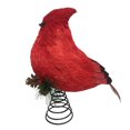 thumbnail image 5 of Holiday Time 10.5" Cardinal Christmas Tree Topper, 5 of 5