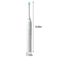 thumbnail image 3 of Dvkptbk 8 Brush Head-6 Gears with Bracket and Travel Case-Usb Charging Model Electric Toothbrush-Fully Automatic Charging Sound Wave Soft Bristle Brush Electric Toothbrush Kitchen & Dining, 3 of 9