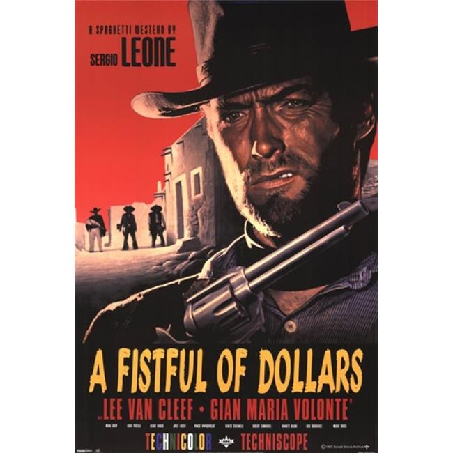 Posterazzi PSPPSA009677 une Poignée de Dollars Affiche de Film Impression - 24 x 36 Po.