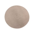 thumbnail image 1 of PVC Insulation Placemat 14.96 in x 14.96 in x 0.19 in – Gold or Silver Hollowed-Out Design, Non-Slip, Double-Thick, Reversible, Easy-Clean Kitchen Table Mat, 1 of 7