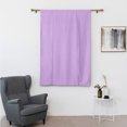 thumbnail image 1 of Innerwin Half Window Curtains Solid Color Kitchen Valance Rod Pocket Soft Short Blackout Curtain Ruched Waterproof Panels Darkening Thermal Insulated Purple 31.50 x 47.24", 1 of 9