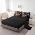 thumbnail image 3 of Erosebridal Rugby Lover Bedding Sets King Size, Soccer Player Comforter Sets with Sheets, Honeycomb Gemoetric Decor, Reversible, 3 of 5
