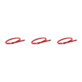 thumbnail image 3 of Langgg Texture Douce Femmes Ceinture Résistant aux Rayures PU Ceinture Tous les Costumes de Match Tendance Ceinture Réglable Rouge 3Set, 3 of 6