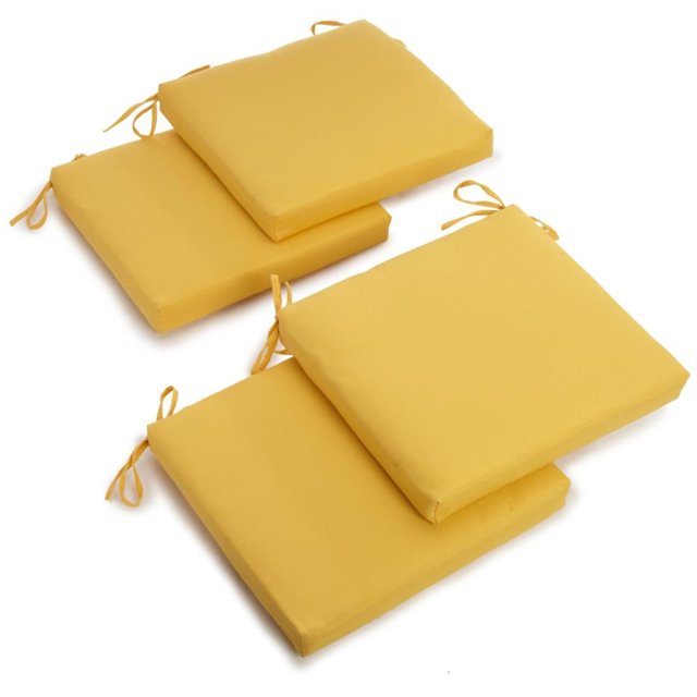 Coussin de Chaise en Sergé de 20 Po sur 19 Po (Ensemble de Quatre)