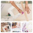thumbnail image 4 of PTOOTP 2Pcs Professional Clear Acrylic Quilting Rulers for Patchwork Fabric Cutting and Sewing, 4 of 8