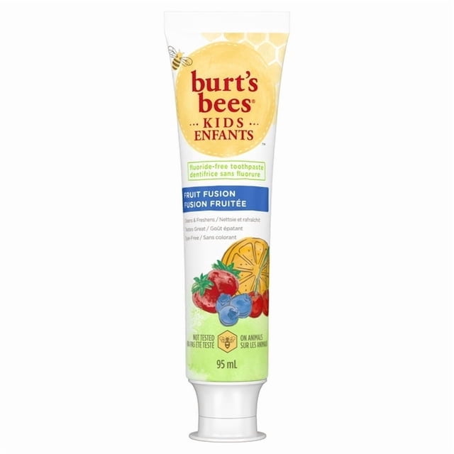 Burt's Bees Kid's Toothpaste, Fluoride Free, Fruit Fusion95ml