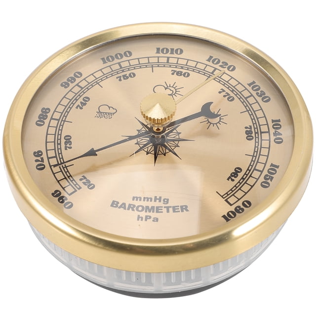 MasteelfCA Dial Type Barometer Home Use Adjustable Aneroid Barometer Multifunctional Barometer
