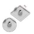 thumbnail image 3 of Standard Plastic Square Aluminum Extrusion End Cap Gray White 20x20mm 24pcs, 3 of 5