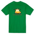 thumbnail image 1 of T-shirt Vert Kelly pour Homme avec Citation « Vacation Mode » et Graphique de Voiture de Vacances, 1 of 1