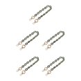 thumbnail image 1 of Redempat Resin Bag Chains Vibrant And Fashion-forward Bag Add-ons Easy To Install L204-LS 5Set, 1 of 6