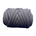 thumbnail image 4 of Chunky Yarn 500G Crocheting Bulky Chunky Yarn for Baskets Rug Making Throw Gray, 4 of 8